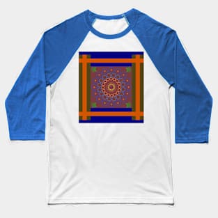 Mandala Symbol Baseball T-Shirt